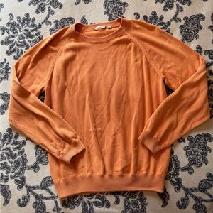 Men's Orange Crewneck Sweater